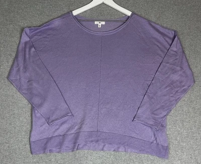 Suéter BP para mujer Plus 2X púrpura lavanda clásico preppy Foto 1 de 4