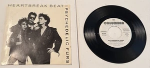 45 RPM Vinyl Record, Psychedelic Furs, Heartbreak Beat, Promo 1986 CBS, VG - Imagen 1 de 4