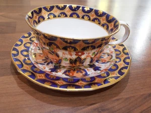 Vintage 1957 Royal Crown Derby Tasse & Untertasse Muster Nr 4313 - Bild 1 von 12