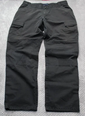 5.11 Tactical Series Pants Mens XL Long 38x34 Black TAC105C Cargo Work Ripstop - Image 1 of 4