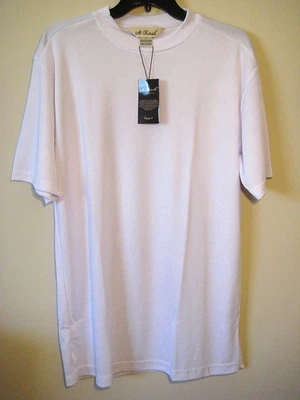 - Nuevo Con Etiquetas - Camiseta Marca San Patricio Texturizada Talla Grande Poliéster Blanco Foto 1 de 4