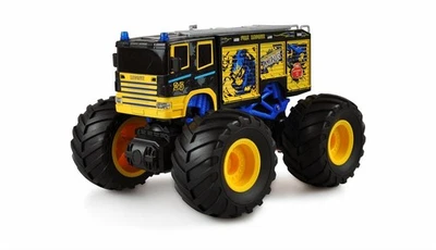Amewi Monster Camion Dei Pompieri 1:18, RTR Blu / 22482 - Immagine 1 di 4