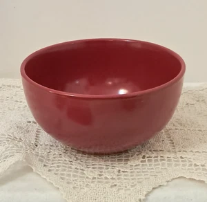 LOT OF 6 NOVA by 10 STRAWBERRY STREET 5 1/2" SOUP CEREAL BOWLS RED - Picture 1 of 4