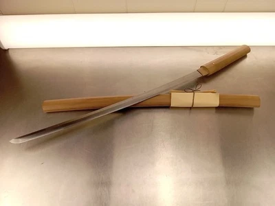 Antiguo Wakizashi (fabricante Noshu ju Kane) anterior a 1600 (hecho en la región de Mino Japón) Foto 1 de 4