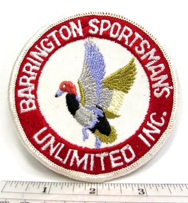 Vintage Barrington Sportsman's Unlimited Inc Patch Illinois Duck Conservation - Image 1 of 3