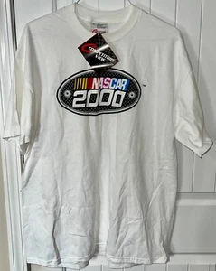 Competitors View NWT NASCAR 2000 Vintage White T-Shirt - Men's L - Bild 1 von 8