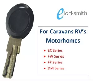 Key Cut for Caravan, Camper & RV Suits Ace, Sprite, Pilote, Hobby - READ LISTING - Bild 1 von 2