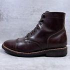 Thursday Captain Cap Toe Lace Up Leather Boots - Men's Size 8 - Brown