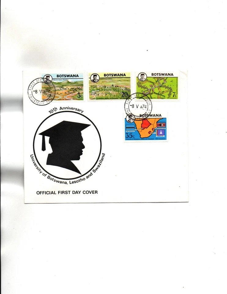 Botswana FDC Sc#106 to 109 - Image 1 of 1