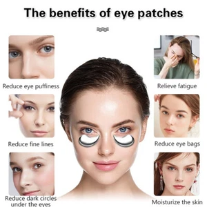 1pair Cooling Eye Pad Stainless Steel Eye Mask Ice/Hot Eye Patches For Puffy -jy - Picture 1 of 12