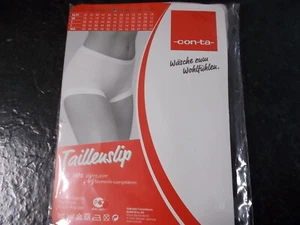 Conta Taillen Slip weiß  Baumwolle Gr 42,44,46,52 Auswählen Doppelripp - Bild 1 von 15