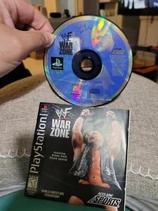 WWF War Zone (Sony PlayStation 1, 1998)disc and manual only  - Picture 1 of 4