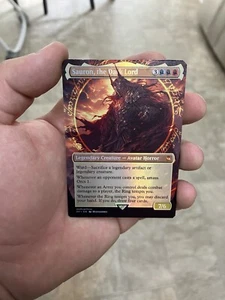 Metal FOIL Commander for MTG - Sauron, the Dark Lord - Picture 1 of 2