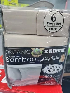 ASHLEY TAYLOR Bamboo Essence / 2500 Series / 6 Piece Deep Pocket Sheet