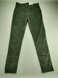 Peyton & Parker Teen's 16R Charleston Green Corduroy Stretch 28.5" Pants "New" - Picture 1 of 10