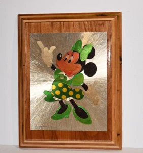Original Vintage MINNIE MAUS - GERAHMTES HOLOGRAMM von WALT DISNEY CO. - Bild 1 von 11