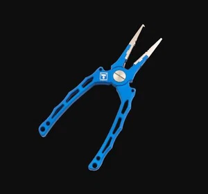 Jackall Fishing Pliers Split Ring Aluminium 84 grams 170mm Blue (2422) - Picture 1 of 4