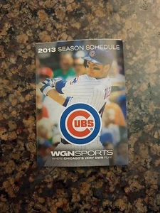 Chicago Cubs 2013 Anthony Rizzo Pocket Schedule Budweiser - Picture 1 of 2