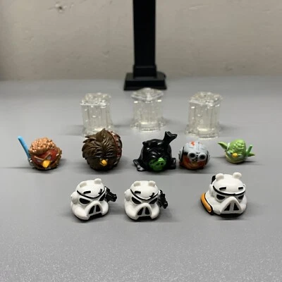 Angry Birds Star Wars Telepods Con Soportes ¡Lote Mixto de 8 Con Códigos QR! Foto 1 de 4