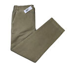 NEW 33 x 30 Outerknown Light Brown Organic Cotton Button Fly Canvas Pants