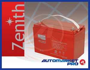 AGM Service Batterie Zenith ZGL120078 12V 100 Ampere Langsamer Download Deep Bike - Bild 1 von 1