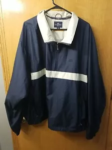 Dockers Golf Stain Defender Size Large Quarter Zip Windbreaker Jacket W/ Pockets - Picture 1 of 12