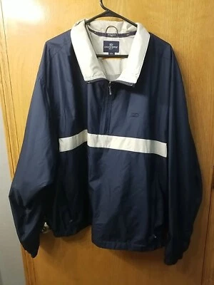 Dockers Golf Stain Defender Size Large Quarter Zip Windbreaker Jacket W/ Pockets - Image 1 of 4