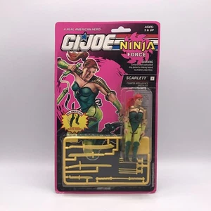 1992 VINTAGE G.I. JOE ✧ SCARLETT ✧ HASBRO NINJA FORCE FIGURE MOC E92 - Picture 1 of 12