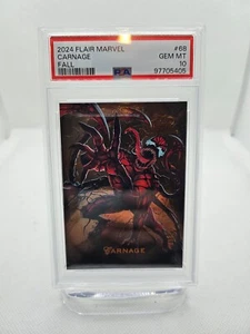 2024 FLAIR MARVEL #68 CARNAGE FALL GEM MT PSA 10 - Picture 1 of 2