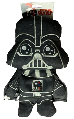 PETCO Star Wars Darth Vader perro plano 9” arrugado chirrido lado oscuro chirrido juguete Foto 1 de 4