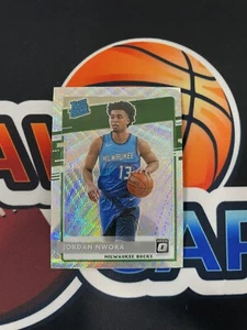 2020-21 Optic Rated Rookie Fanatics Silver Wave Jordan Nwora RC Milwaukee Bucks - Picture 1 of 2