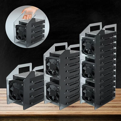 Acryl Festplattenkäfig Festplattenhalterung Halter Box Käfig für HDD Solid State - Bild 1 von 4