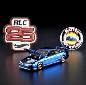 Hot Wheels RLC 1995 Honda Integra Type R OTTO Blue w/ Patch & Button 1:64 MIB - Picture 1 of 24