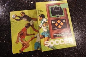 Mattel SOCCER Vintage Electronic Handheld tabletop Video game A6 BRAND NEW - Picture 1 of 5