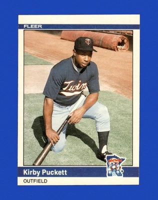 1984 Fleer Update Set-Break #U-93 Kirby Puckett EX-EXMINT *GMCARDS* - Image 1 of 2