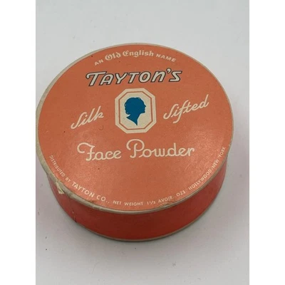 NWT RARE VTG Tayton's Face Powder, 1940s Pink Dynamite Silk Sifted Face Powder - Image 1 of 4