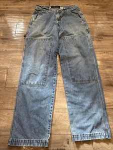Vintage Levi Silver Tab Zimmermannsjeans, Doppelknie 30x33 Aktuell - Bild 1 von 3