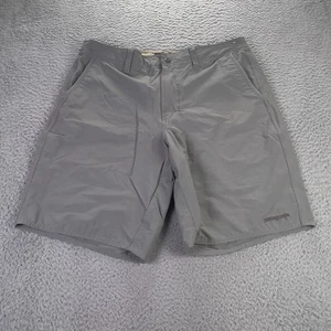 Pantaloncini da passeggio Patagonia Wavefarer uomo 34 grigi elasticizzati UPF 50+ escursionismo outdoor - Foto 1 di 11