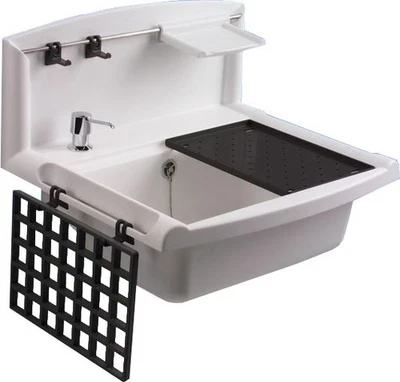 Abu Multiset Ausgussbecken weiss / granit Zubehör Waschbecken Garten Waschtrog - Bild 1 von 4