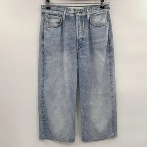 Rag & Bone Womens Liquid Miramar High Waist Tencel CAPRI Pants Size 27 Upcycled - Picture 1 of 14