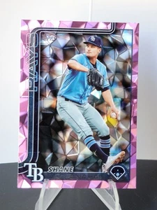Shane Mclanahan 2025 Topps Baseball Series 2 #492 Pink Diamante Tampa Bay Rays - Imagen 1 de 3