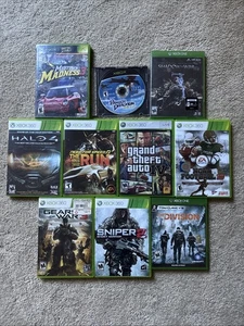 (10) Lote Videojuegos Xbox, 360 y One Gears GTA Halo Panzer Shadow Of War Midtown - Imagen 1 de 10