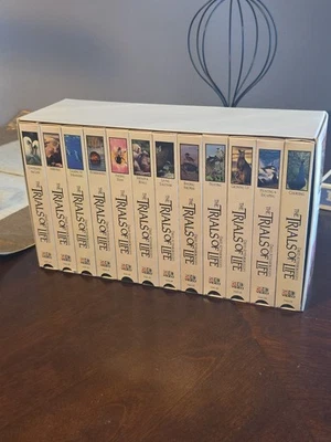 The Trials of Life 12 Volume Set VHS Tapes David Attenborough's 1991 Time Life - Image 1 of 4