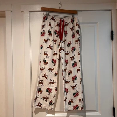 Pantalones de pijama de franela Old Navy para mujer XS reno Navidad ropa de dormir salón Foto 1 de 4