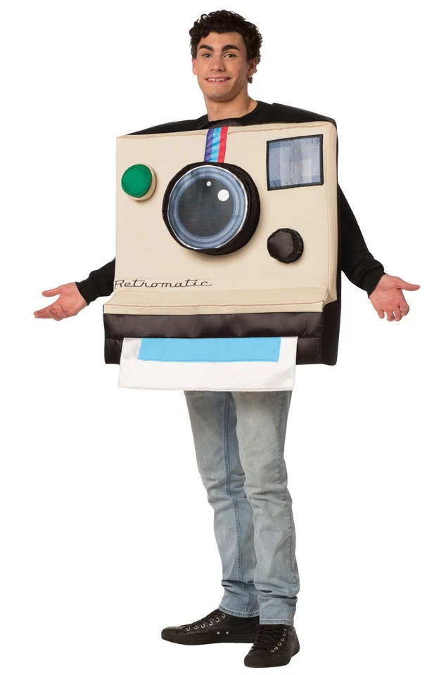 Rasta Imposta Unisex Instant Camera Costume Party Funny Adult
