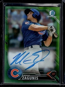 2016 Bowman #CPA-MZ Mark Zagunis Chrome Prospect Autographs Green /99 - Picture 1 of 2