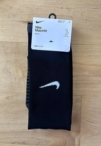 Nike Dri Fit Matchfit Soccer Socks Knee High OTC Black Size 3Y-5Y CV1956-010 NEW - Picture 1 of 3