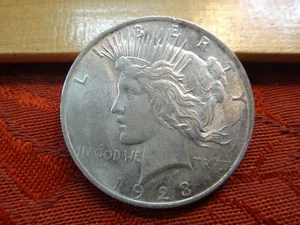 1923 United States Silver Peace Dollar $1 Lot Th - No Reserve - Free S&H USA - Picture 1 of 3
