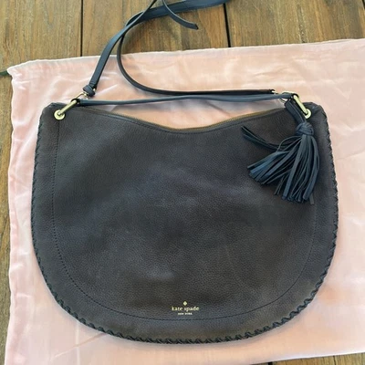 Bolso Bandolera KATE SPADE Somerton Street Azul Caril Gamuza Punto Látigo ¡Cartera! Foto 1 de 4