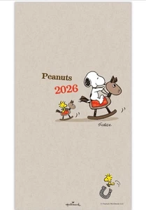 Peanuts Snoopy Hallmark 2026 slim schedule book planner calendar pre-order - Picture 1 of 2
